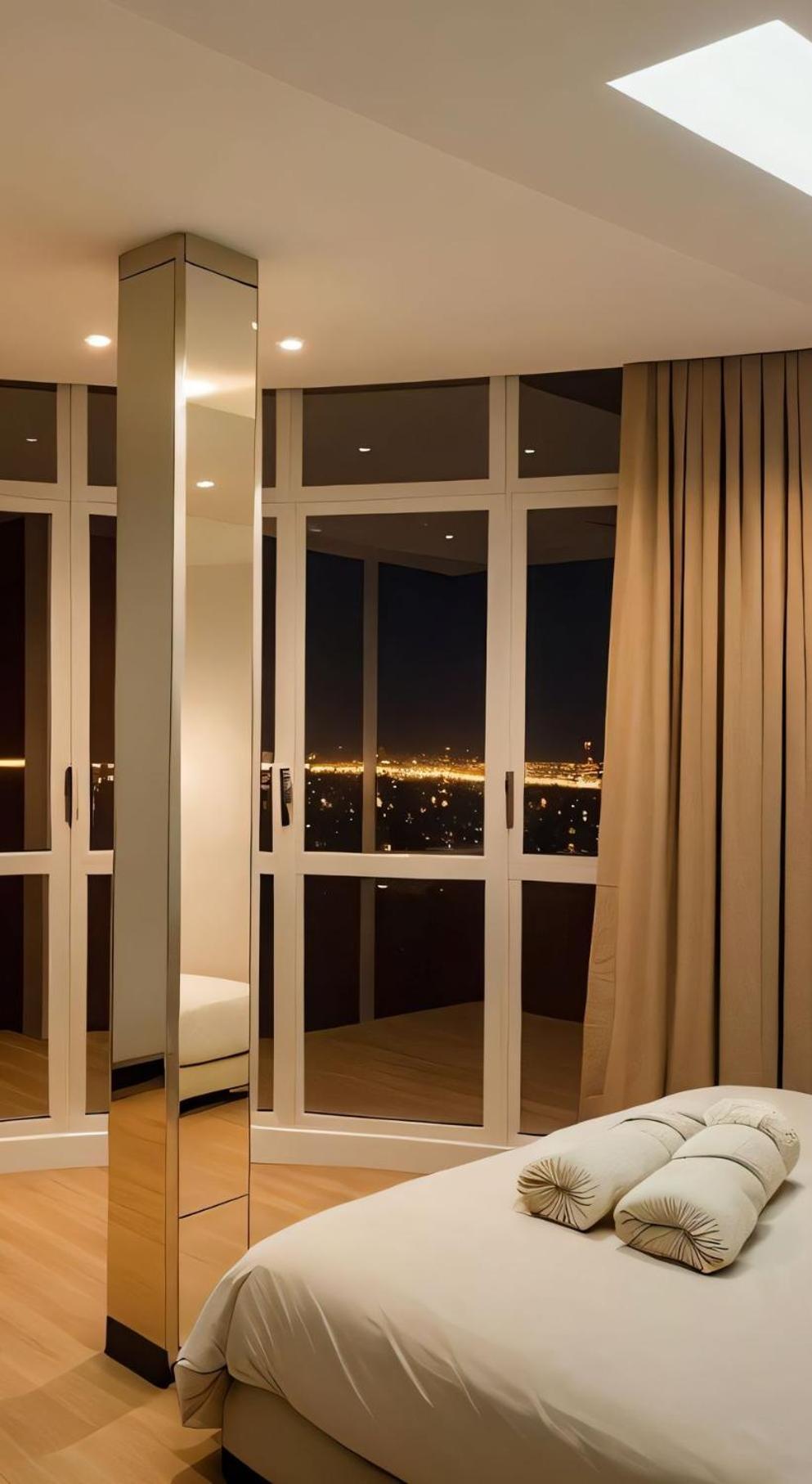 Amazing Appartement " Avec Climatisation " Au Centre Ville En Face Hilton & Gare Train De Tgv De Tanger 2N Exterior foto